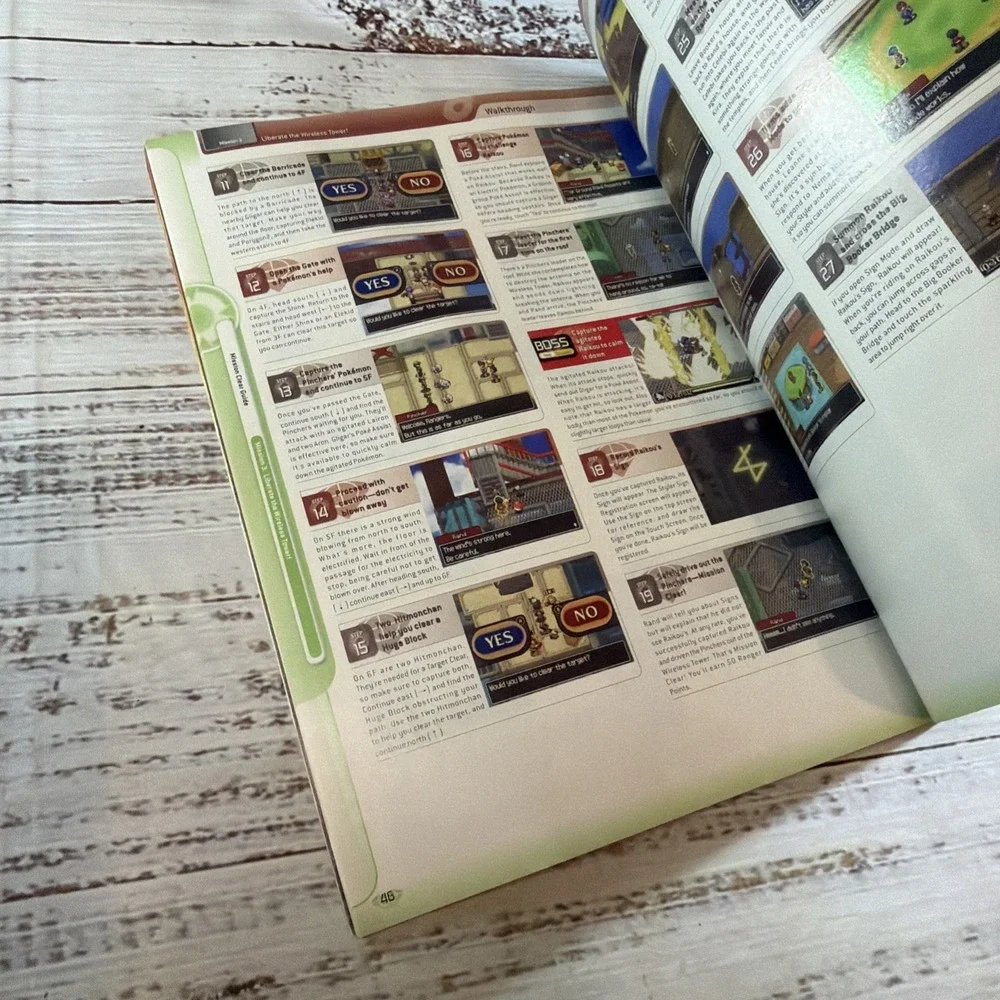 Pokemon Ranger: Guardian Signs Official Strategy Guide No Poster